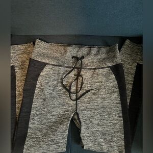 PINK Victoria's Secret Gray and Black Leggings